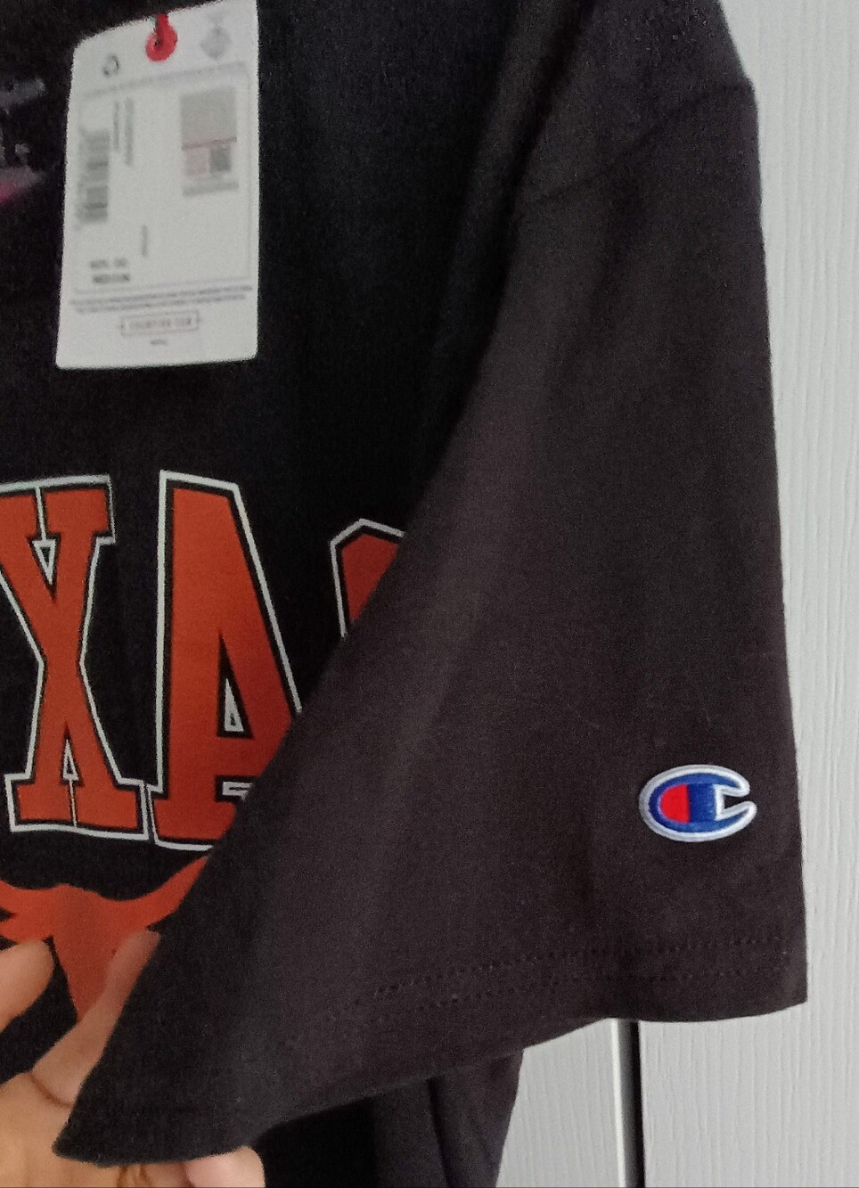 NWT Black Texas Longhorns Orange Logo T-Shirt Sz M Crew Neck SS Hook Em Horns! - Picture 7 of 8